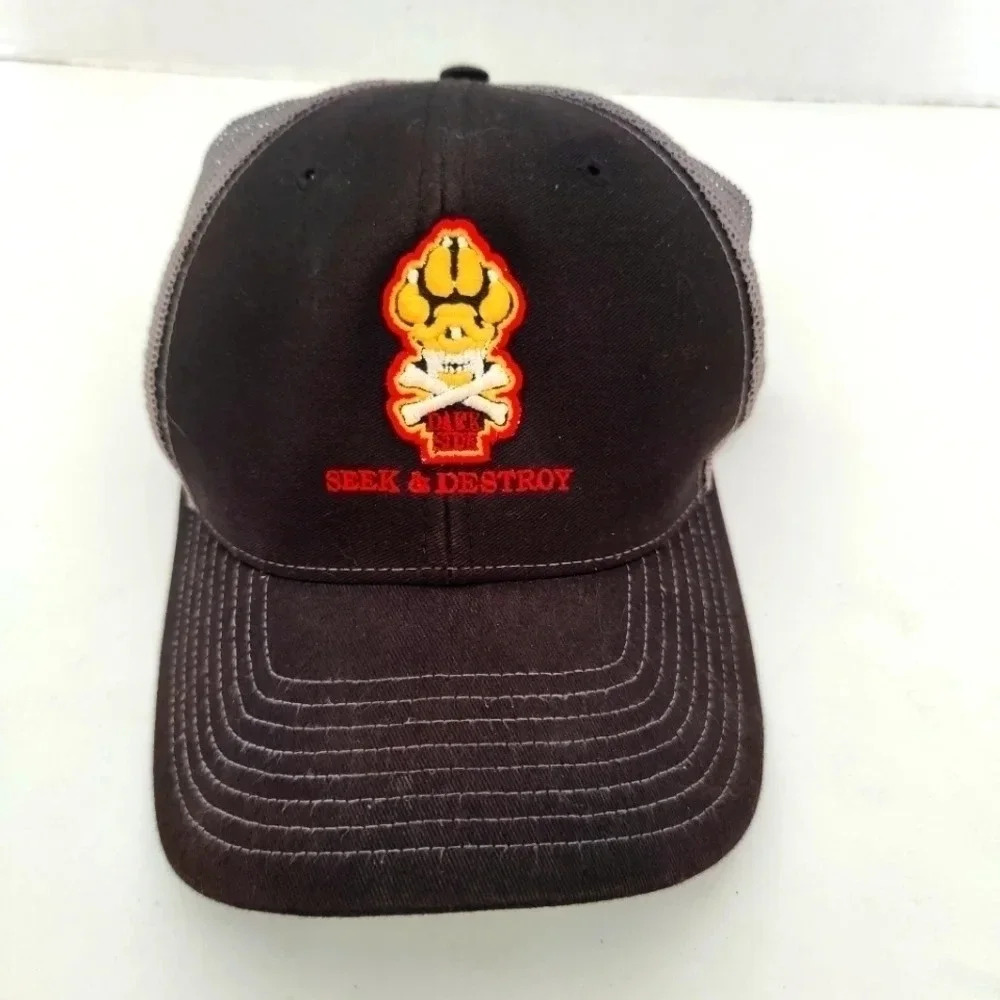 Dark Side Seek & Destroy hat cap, snap-back adjustable one-size, mesh back
